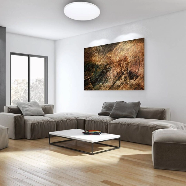 Plafon SIENA, ML263, biały/chrom, 72W LED, Ø550 mm + pilot