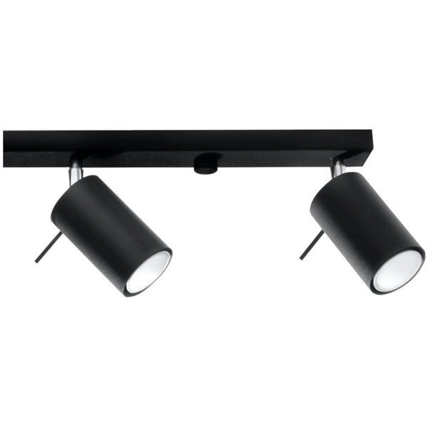 Plafon RING 4 punktowy Stal kolor czarny 40W, SL.0332