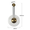 Kinkiet Bell transparentny LED CCT
