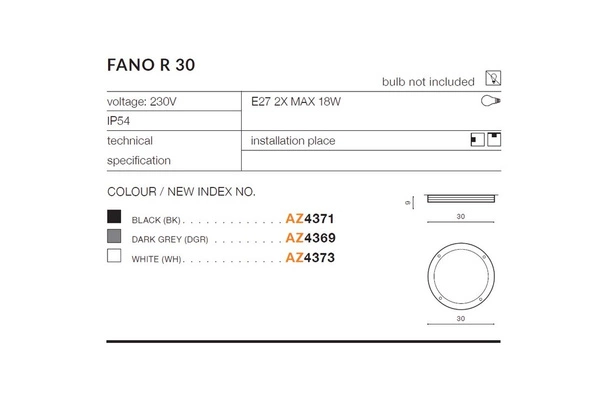 FANO R 30 WH