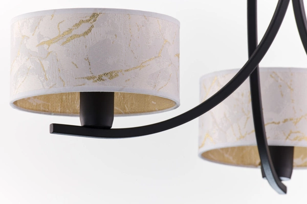 Klasyczny Żyrandol ARTHUR wys. 71cm 3xE27 15W IP20 | czarny