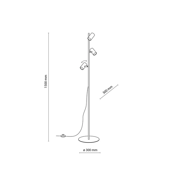 TOP LAMPA PODŁOGOWA 3 16064