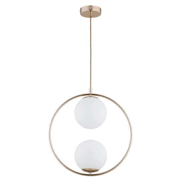 Lampa wisząca ALFA AVIA 54 ZŁOTA 2xE14 39cm | 62442