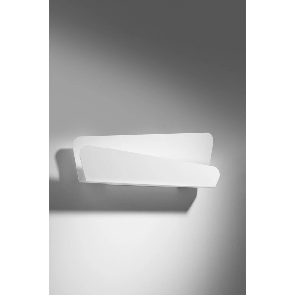 Nowoczesny kinkiet BASCIA SL.0932 biały 2xG9