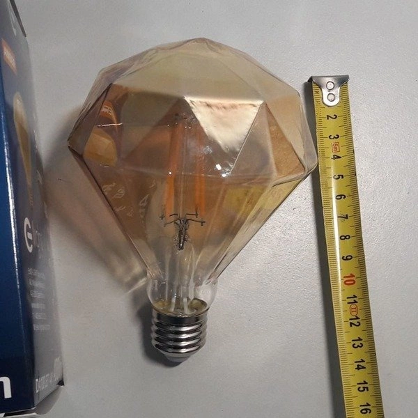 Żarówka FILAMENT LED E27 4W ciepła 2700K diament