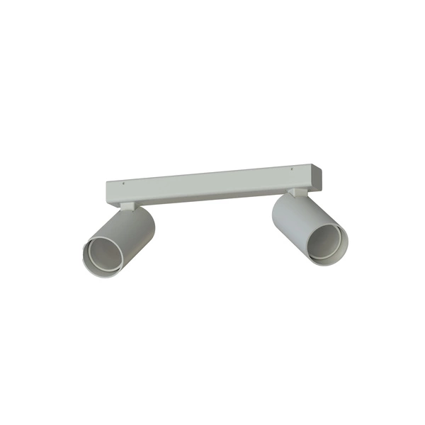 Lampa sufitowa FOURTY II miniGU10 dług.20cm szer.4cm | Silk gray 11437