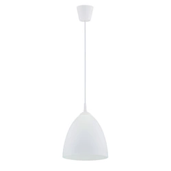 Lampa wisząca ALFA LERA BIAŁA 1xE27 23cm | 61326