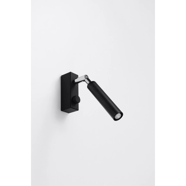 Nowoczesny kinkiet EYETECH 1 SL.0897 czarny 1xG9