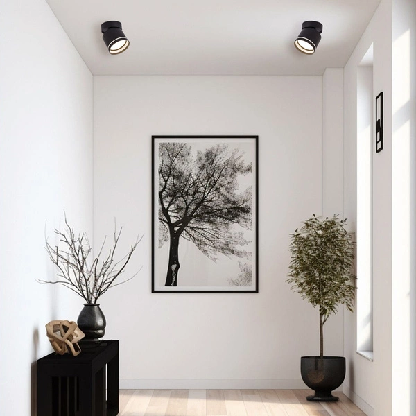 Kendal Oprawa natynkowa 1 x GX53 czarna LP-6331/1SM R1 BK movable