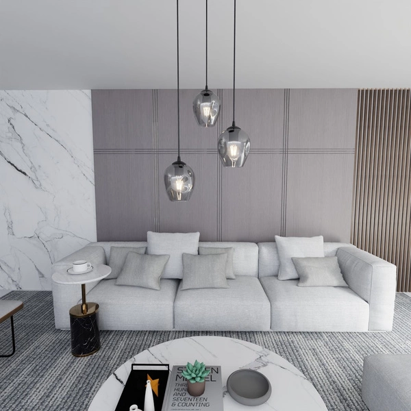 Lampa wisząca Emibig ISTAR 3 BL PREMIUM GRAFIT 680/3PREM