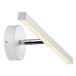 Kinkiet IP LED 3000K Biała ciepła Metal | Biały