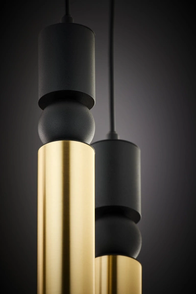 Nowoczesna Lampa wisząca ALAS wys. 35-136cm 5xG10 14W IP20 | Złoty