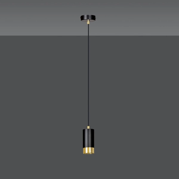 Lampa wisząca Emibig FUMIKO 1 BL/GOLD 817/1
