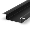 Profil LED P14-1 wpuszczany 200cm szer. 29mm | do osłonek C2 | czarny