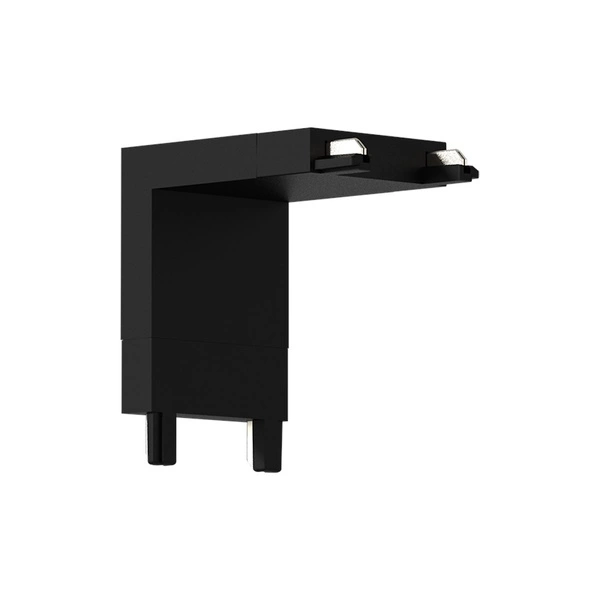 Slim Magnetic Track Narożnik Czarny dół L