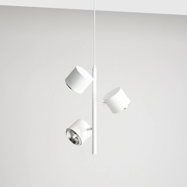 Aldex Lampa wisząca BOT 3, 1046E, biała, 3x35W GU10