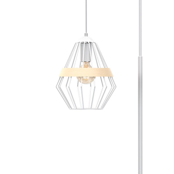 Lampa stojąca podłogowa INDUSTRIALNA CLIFF WHITE 1xE27 MLP5522