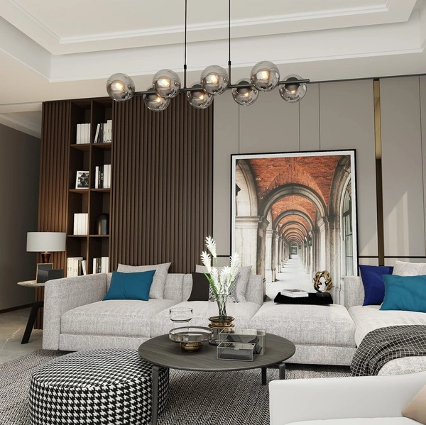 Lampa wisząca Emibig RORY 8 GRAFIT 1207/8