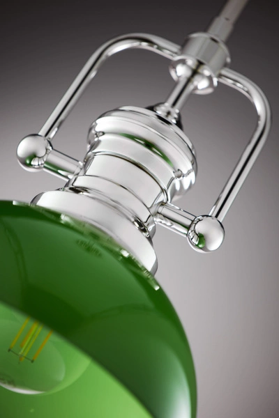 Klasyczna Lampa wisząca PLATINO wys. 166cm 1xE27 15W IP20 | nikiel błyszczący