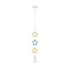 STARS LAMPA WISZĄCA 1X20W E27 IQ KIDS ZŁOTY+NIEBIESKI