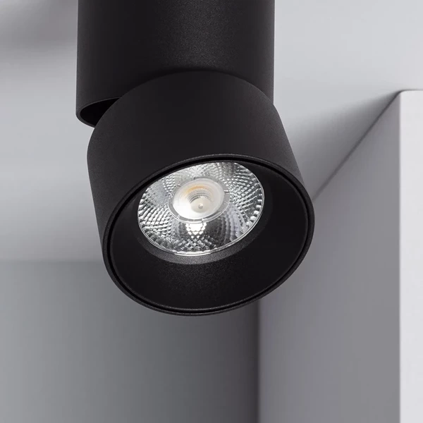 Lampa punktowa Czarna 7W Spot Led 2700-3200K Abruzzo Romeo 9x7cm