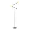 Lampa podłogowa Emibig LINEAR LP2 Czarny/OPAL 1169/LP2