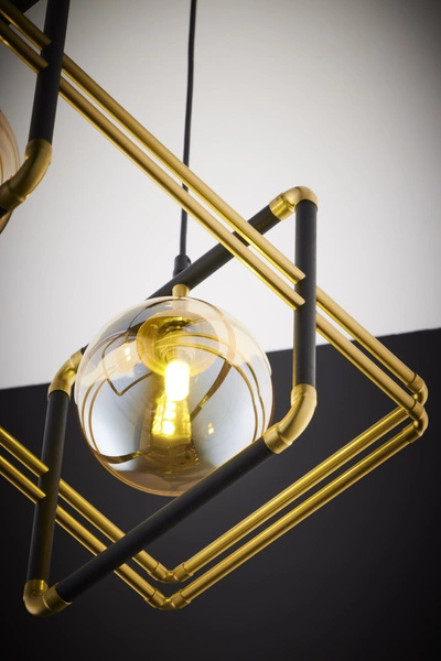 Nowoczesna Lampa wisząca FIORI wys. 115cm 2xG9 14W IP20 | Złoty