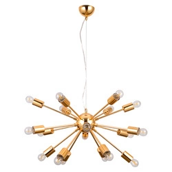 Lampa wisząca THEO śr. 64cm 18xE27 | złoty