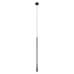 Lampa wisząca nowoczesna sopel ARTA 7W ciepła 3000K czarny śr. 3,2cm
