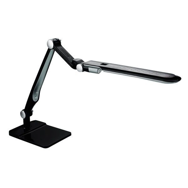 Lampa biurkowa TAVOLO LED kreślarska 9W regulacja czarno srebrna