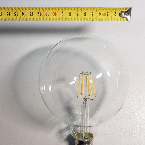 Żarówka Filamentowa LED 7W E27 G120 kulka barwa neutralna 4000K EKZF971