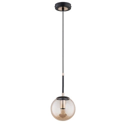 Lampa wisząca ALFA SEBIA CZARNA 1xE14 15cm | 61081