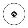 Lampa wisząca RING M 66cm 35W LED barwa zmienna CCT | czarny