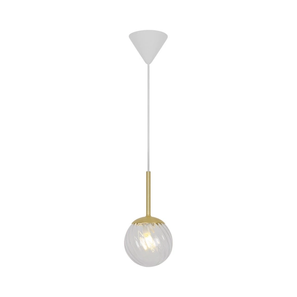 Lampa wisząca CHISELL E14 25W Metal | Mosiądz