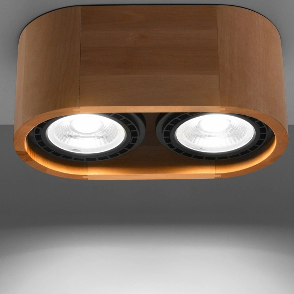 Plafon BASIC 2 naturalne drewno SL.0914