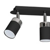 Lampa sufitowa nowoczesna reflektorek spot JOKER III czarny szer. 45cm