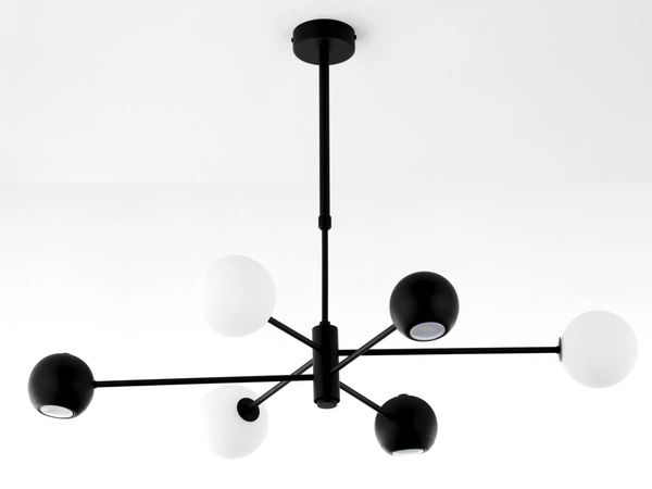 Nowoczesny Żyrandol MOKA wys. 47-69cm 3xG9 3xGU10
14W IP20 | Czarny