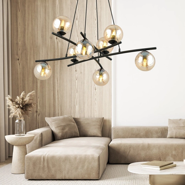 Lampa wisząca Emibig ESSA 8 MIODOWY 1204/8