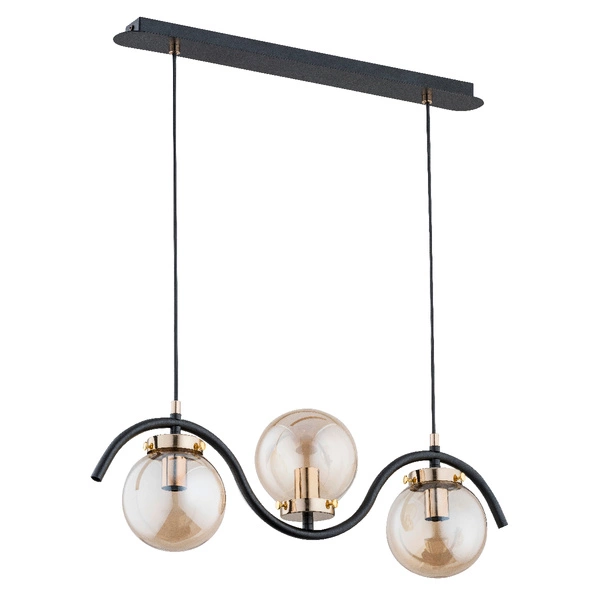 Lampa wisząca ALFA KORDA ZŁOTA 3xE14 60cm | 62154