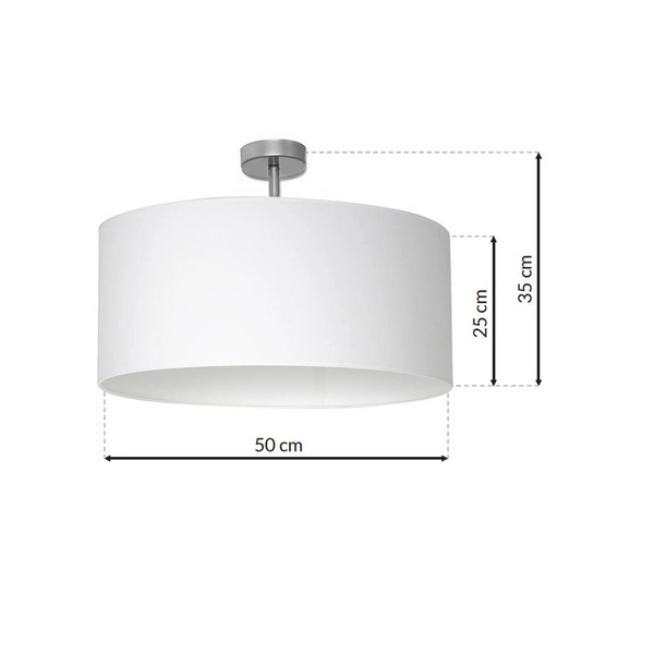 Lampa podsufitowa CASINO WHITE/CHROME 1xE27 ML6373