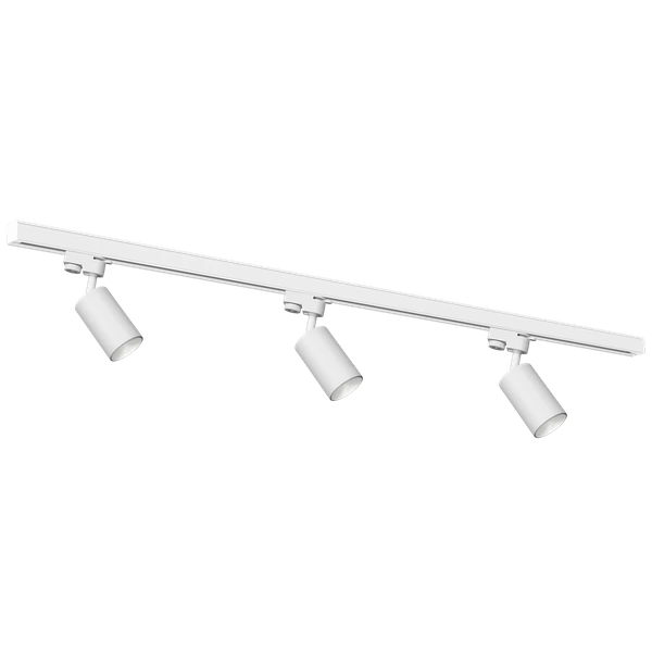 Zestaw Szynoprzewód 3xPipe GU10 + Prowadnica 1,5m - Biały, ML8720