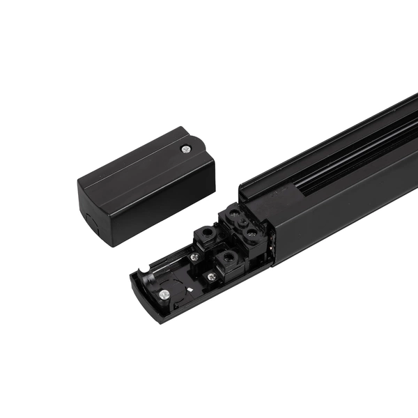 Prowadnica Track Czarny 3-Obwodowy 1m + Zasilanie