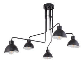 Lampa Sigma HOLI 5 plafon czarny biały 32451
