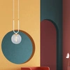 Lampa wisząca Emibig GLAM 1 Biały/TRANSPARENT 1116/1