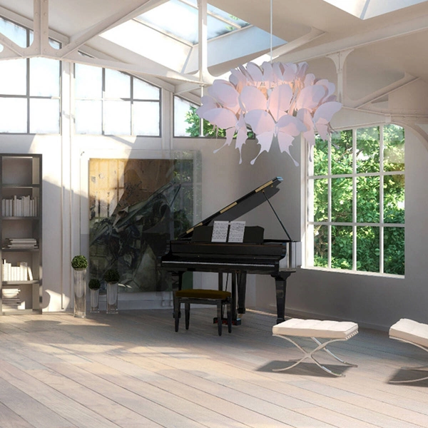 Młodzieżowa lampa FARFALLA 1 motyle różowa