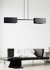 Lampa wisząca Emibig TOLOS 2 Czarny 633/2