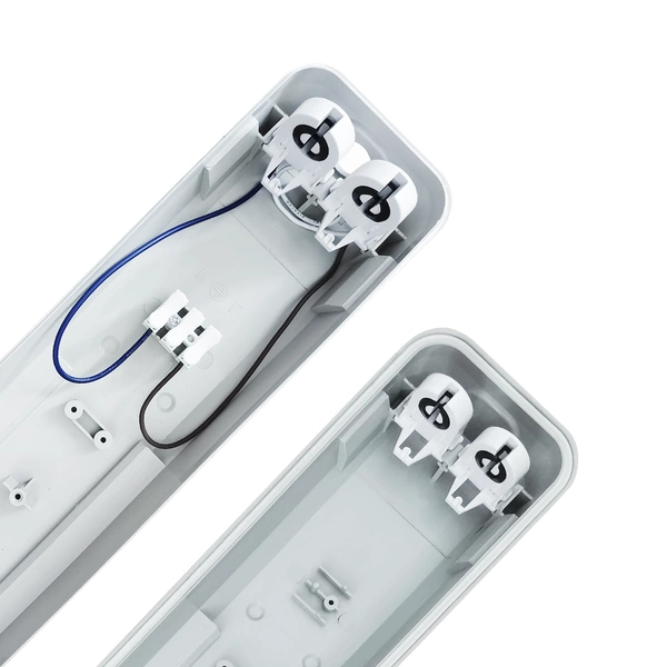 ZESTAW OPRAWA HERMETYCZNA 2x120cm POD ŚWIETLÓWKĘ LED + 2x ŚWIETLÓWKI LED 18W 120CM 4000K