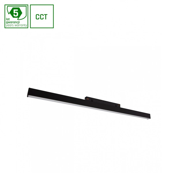 SYSTEM SHIFT SMART- LINE M oprawa liniowa 602x23x42mm 15W 100st czarny CCT/DIM 5 lat gw.