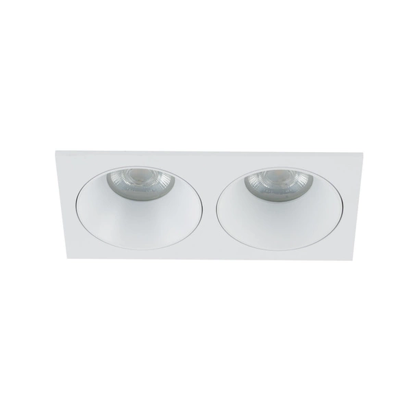 Oprawa wpuszczana podwójna biała PRISMA DUO WHITE 2 XGU10 10580