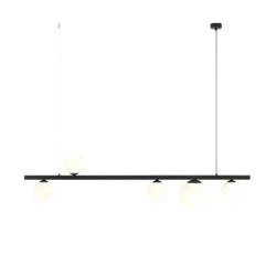 Aldex Lampa wisząca GARDA 5 BLACK 1099F1 4 x E14 oraz 1 x E27  | Czarna